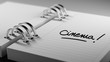 © xtock - Closeup of a personal agenda setting an important date represent