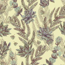 Floral Seamless Pattern. S