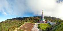 Doi Inthanon National Park Panorama In Chiang Mai, Thailand