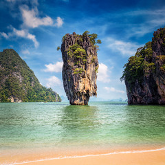 Wall Mural - Phuket Thailand famous landmark - James Bond island