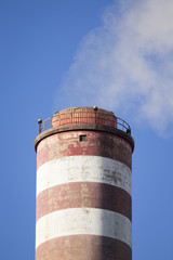 chimney in power station