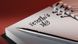 © xtock - Closeup of a personal agenda setting an important date writing w