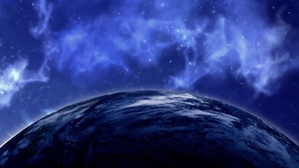 Wall Mural - dramatic planet earth globe background