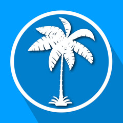 Wall Mural - Icon of a palm tree