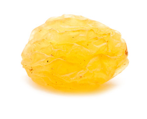 Sticker - Golden raisins on a white background