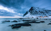 Norway Lofoten Winter Landscape