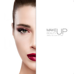 Wall Mural - beauty and makeup concept
