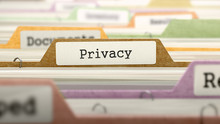 File Folder Labeled As Privacy.