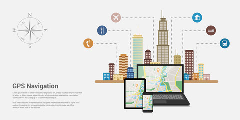 gps navigation map