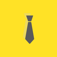 Poster - Man tie, business sign icon, vector illustration. Flat design st