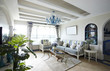 © lichaoshu - Mediterranean-style living room interiors