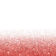 red glitter background.