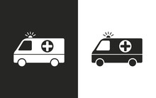 Ambulance - Vector Icon.