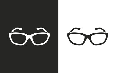 Sticker - Glasses - vector icon.