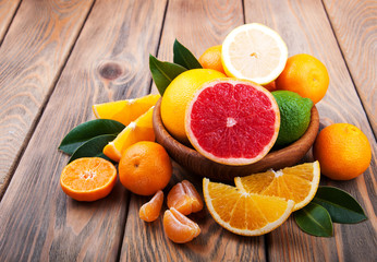 Poster - Fresh citrus fruits