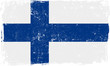 Finland Vector Flag on White