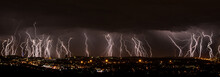 Lightning Over City