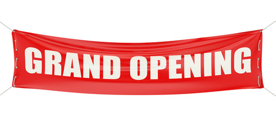 Poster - grand opening concept