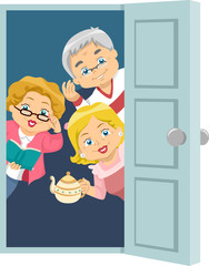 Wall Mural - Seniors House Invite