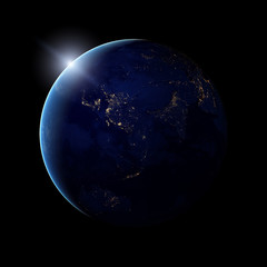 Wall Mural - planet earth from the space. some elements of this image furnish