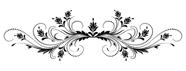 Decorative floral ornament