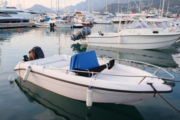 Canvas Print - The image of boats