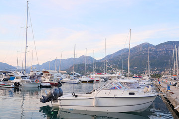 Canvas Print - The image of boats