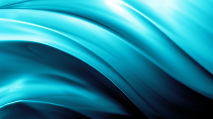 Poster - abstract twisted surface background, 3d rendered wavy background