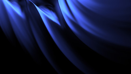 Poster - abstract twisted surface background, 3d rendered wavy background