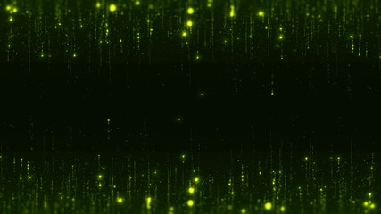Poster - loopable shimmering 4k backround with particles flying from top and bottom of screen with glares
