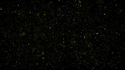 Poster - abstract particle background with shallow depth of field at the top and bottom of the screen