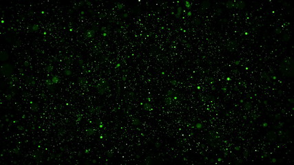 Poster - abstract particle background with shallow depth of field at the top and bottom of the screen