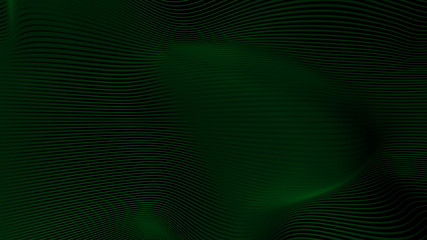 Poster - abstract 3d background made of deformed strings 