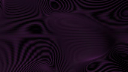 Poster - abstract 3d background made of deformed strings 