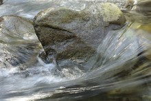 Water Flowing Over Rocks