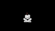 Photo Of An Insane Black Man In His Forties Wearing A Straitjacket Sitting In A Dark Of An Asylum
