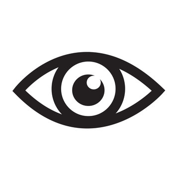 eye icon illustration sign design style
