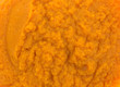 © Bert Folsom - Close view of pumpkin pie filling