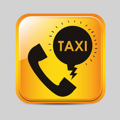 Canvas Print - taxi service design 