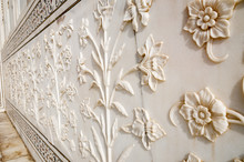 Decorative Elements Created By Applying Paint, Stucco, Stone Inlays And Carvings