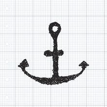 Simple Doodle Of An Anchor