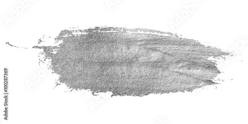 Fotografía Silver stain isolated on white background.
