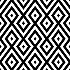 Aufkleber - Vector geometric seamless rhombus pattern background.