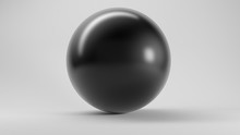 Big Black Glass Sphere With Transparent Glares And Highlights On White Background. Black Pearl. = = 

Gradients, Effects. Abstract Texture For Your Design And Business