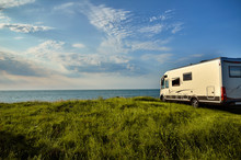 Recreational Vehicle In A Meadow