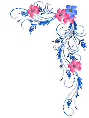 Poster - Decorative floral ornament
