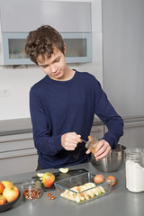 Wall Mural - Teenage Boy in the kitchen