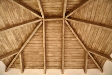 The Exposed Wooden Ceiling