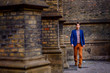 © Aleksei Zakharov - portrait of young man, dressed in a blue jacket