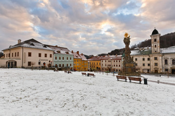 Wall Mural - Historic medieval mining town of Kremnica in central Slovakia.